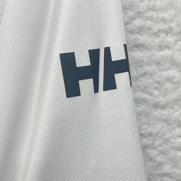 Helly Hansen Pullover Mens Small White 1/4 Zip Performance Long Sleeve HH Logo - Picture 6 of 10